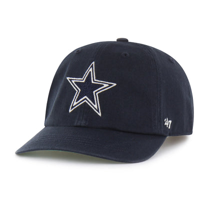 DALLAS COWBOYS CHAIN SIDE STITCH '47 CLEAN UP SHORT VISOR