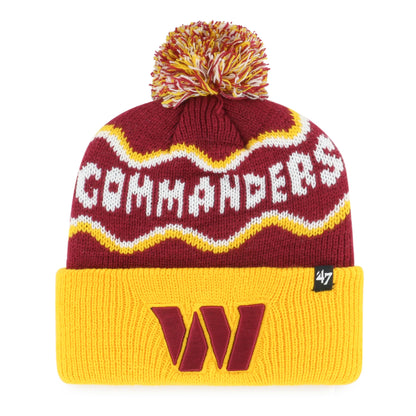 WASHINGTON COMMANDERS SQUIGGLE SCRIPT '47 KID'S CUFF KNIT