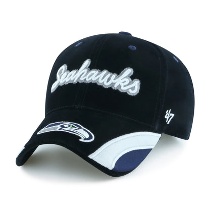 SEATTLE SEAHAWKS VELVET DENIM SCRIPT '47 WOMEN'S MVP