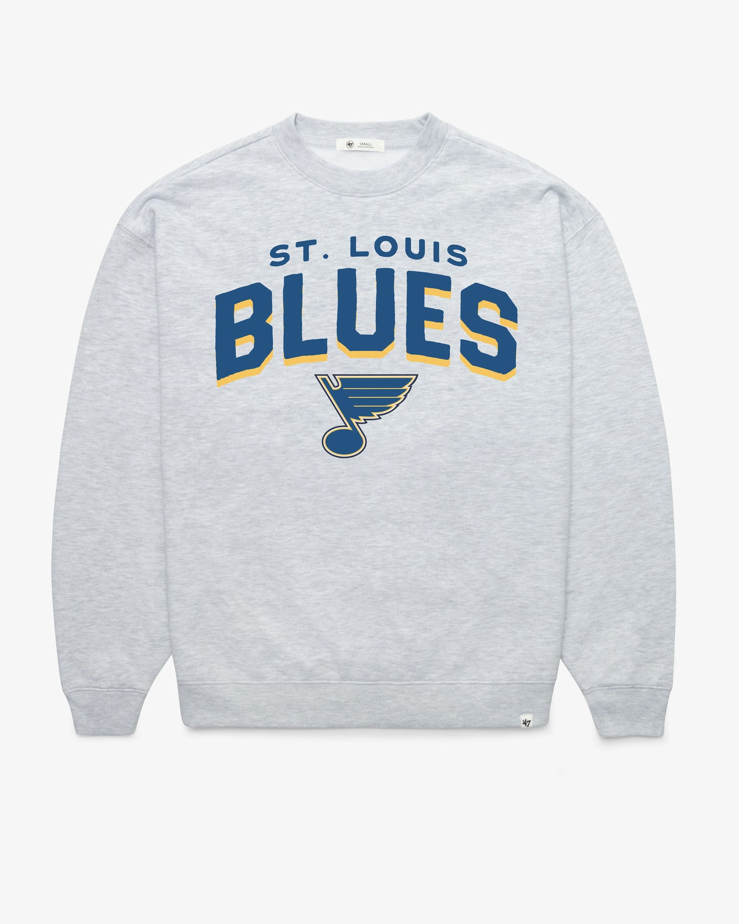 ST. LOUIS BLUES CAMPUS ARCH CLOUD '47 OVERSIZED CREW WOMENS