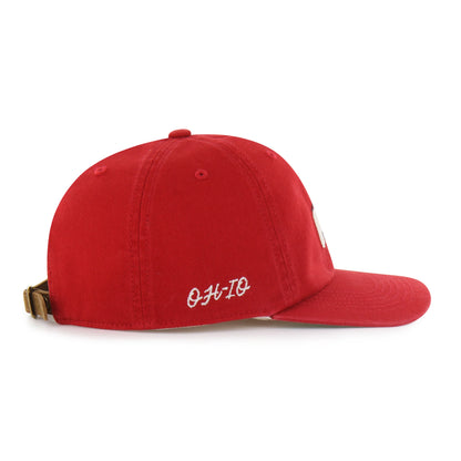 OHIO STATE BUCKEYES CHAIN SIDE STITCH '47 CLEAN UP FLAT BRIM