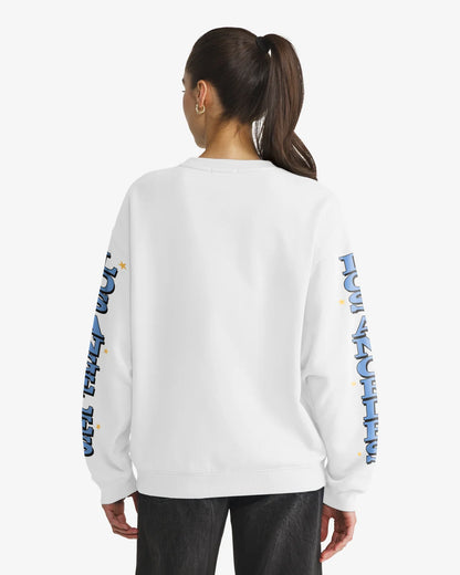 LOS ANGELES CHARGERS HISTORIC THUNDEROUS '47 WOMEN'S OVERSIZED CREW