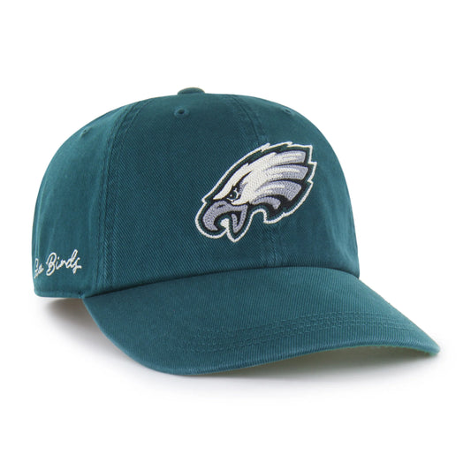 PHILADELPHIA EAGLES CHAIN SIDE STITCH '47 CLEAN UP LONG VISOR