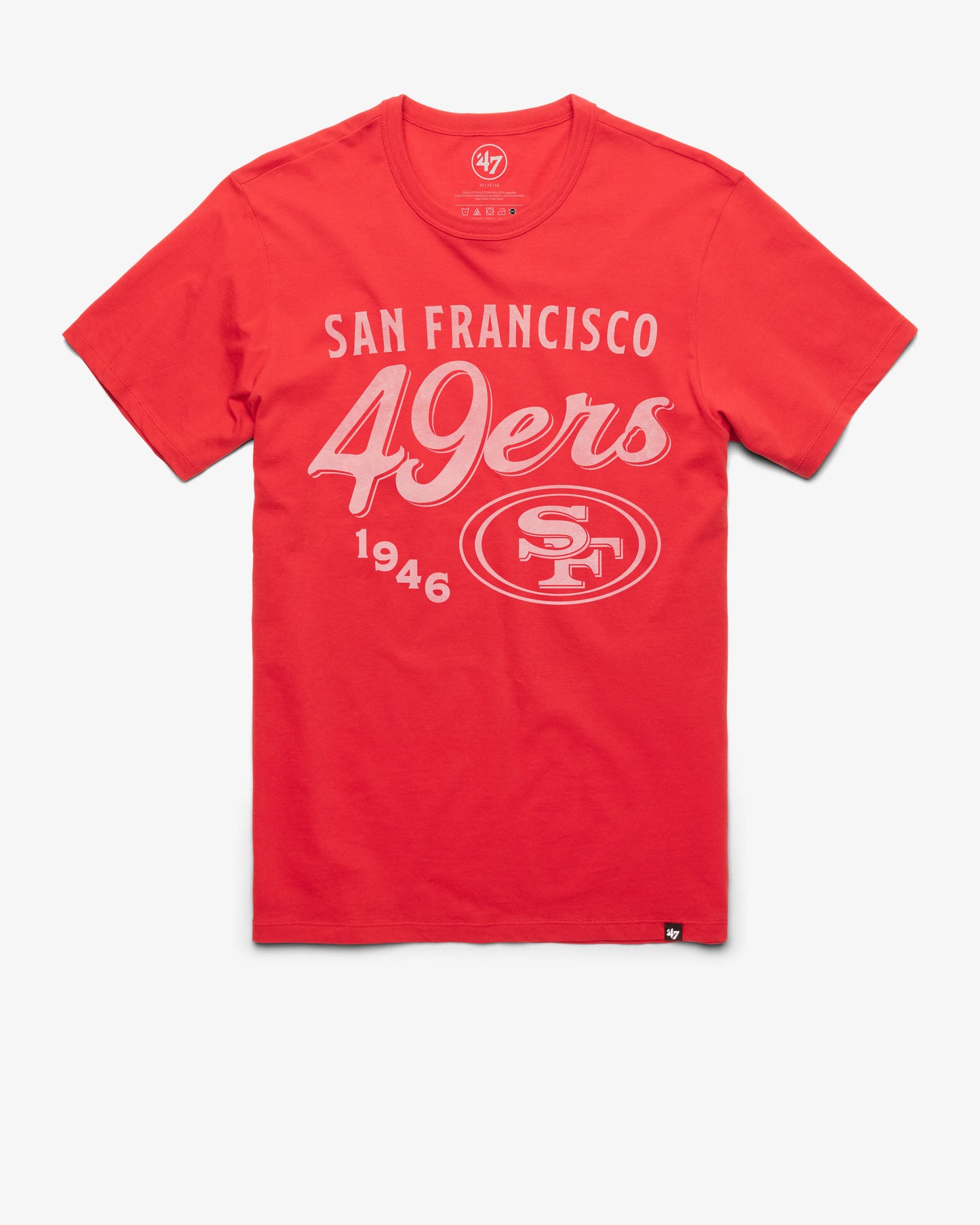 SAN FRANCISCO 49ERS SCRIPT '47 FRANKLIN TEE