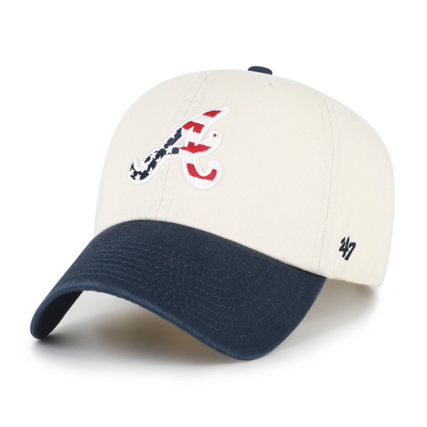 ATLANTA BRAVES FLAG FILL TWO TONE '47 CLEAN UP