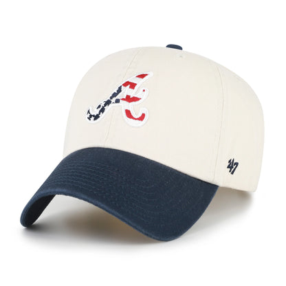 ATLANTA BRAVES FLAG FILL TWO TONE '47 CLEAN UP