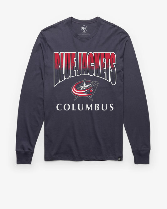 COLUMBUS BLUE JACKETS SWEEP DOWN '47 FRANKLIN LONG SLEEVE