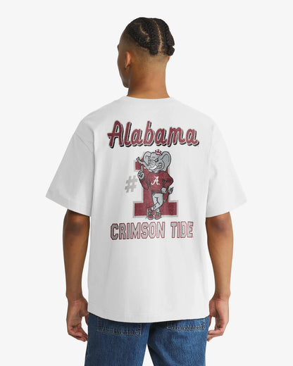 ALABAMA CRIMSON TIDE CAMPUS MASCOT BACKER '47 FOUNDATION TEE