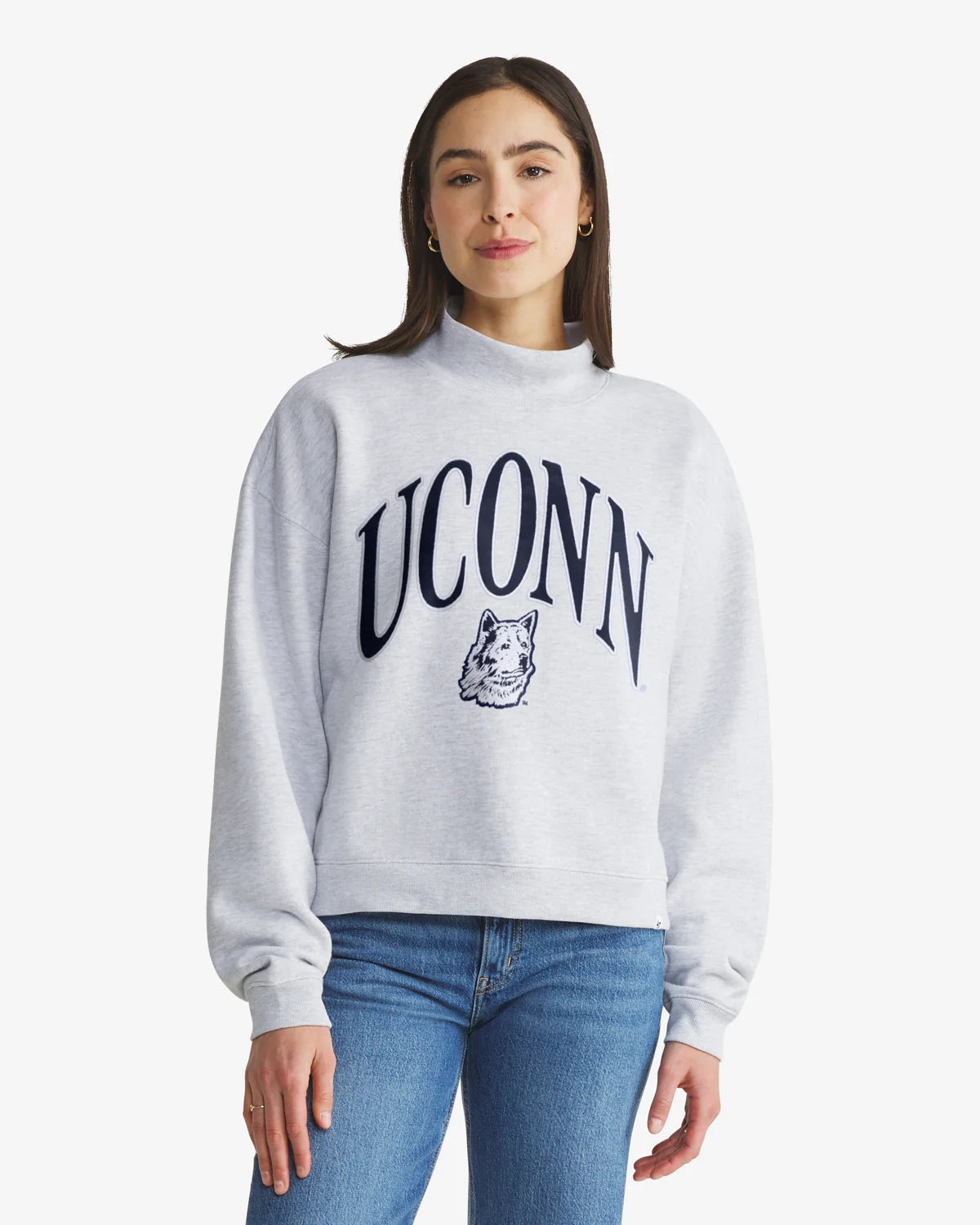 Connecticut Huskies UConn Vantage '47 Women's Mock Neck Pullover