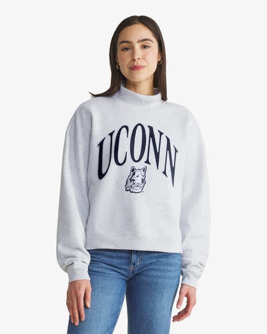 Connecticut Huskies UConn Vantage '47 Women's Mock Neck Pullover