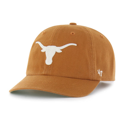 TEXAS LONGHORNS CHAIN SIDE STITCH '47 CLEAN UP SHORT VISOR
