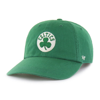 BOSTON CELTICS CHAIN SIDE STITCH '47 CLEAN UP LONG VISOR