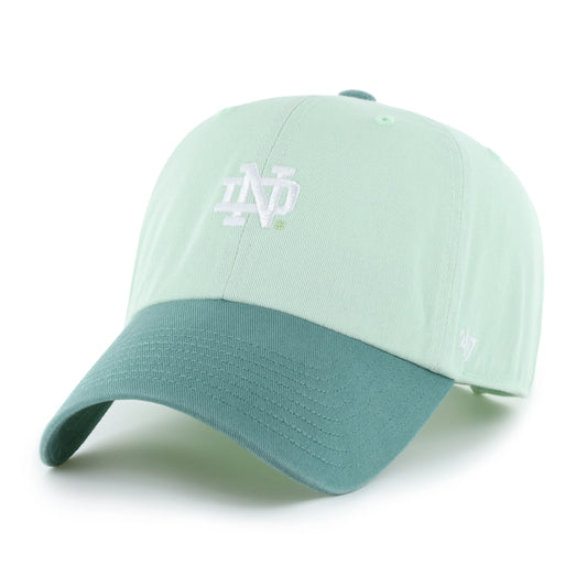 NOTRE DAME FIGHTING IRISH BASE RUNNER TWO TONE '47 CLEAN UP