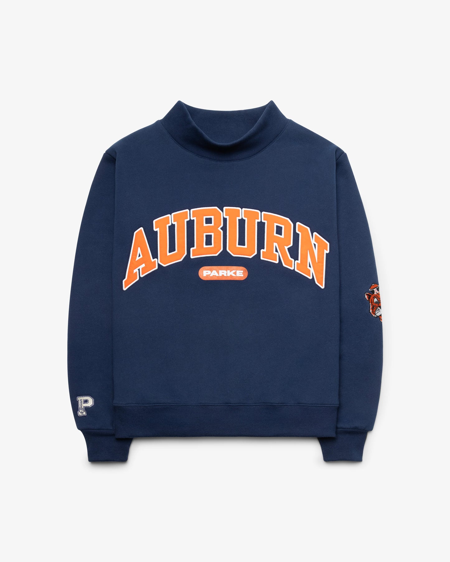 AUBURN TIGERS VINTAGE PARKE X '47 WOMEN'S VARSITY MOCKNECK