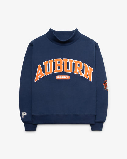 AUBURN TIGERS VINTAGE PARKE X '47 WOMEN'S VARSITY MOCKNECK