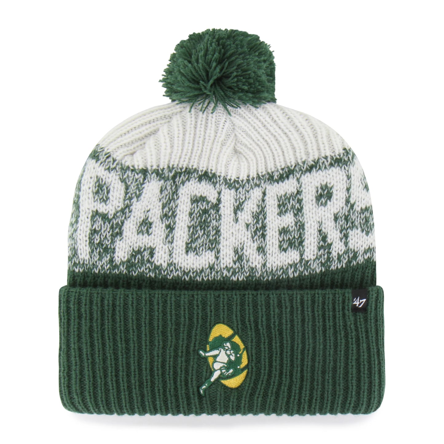 Green Bay Packers Historic Bone Chill '47 Cuff Knit