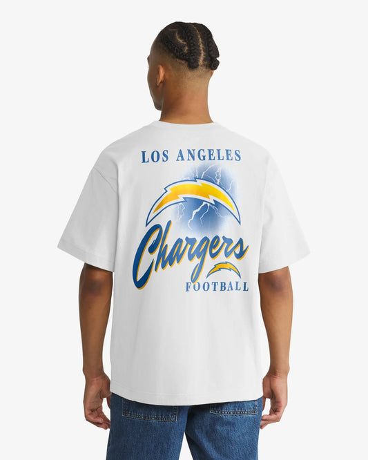 LOS ANGELES CHARGERS BACKER SCRIPT ILLUSTRATED '47 FOUNDATION TEE