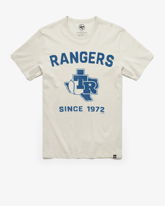 TEXAS RANGERS COOPERSTOWN DUSTER FRANKLIN TEE MEN