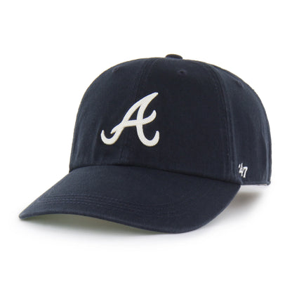 ATLANTA BRAVES CHAIN SIDE STITCH '47 CLEAN UP LONG VISOR