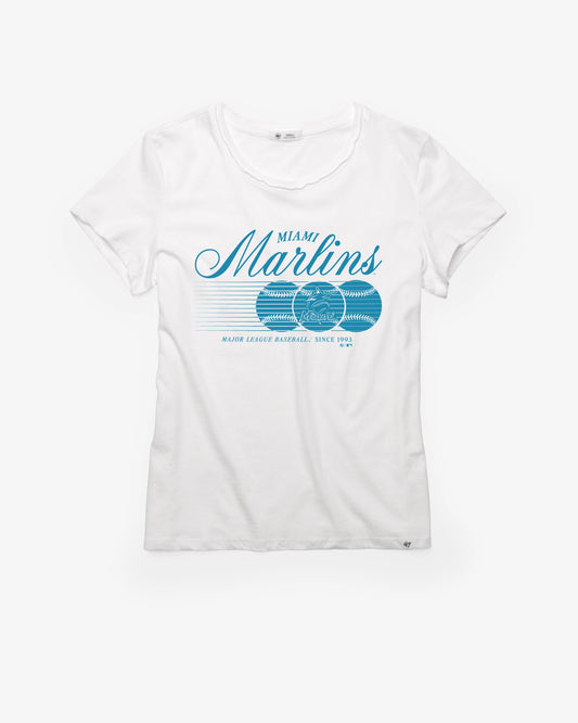 MIAMI MARLINS SPEED THROW '47 WOMEN'S FRANKIE TEE