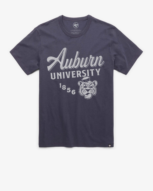 AUBURN TIGERS VINTAGE DIAG SCRIPT '47 FRANKLIN TEE