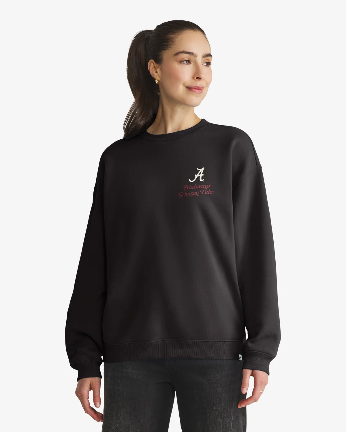 ALABAMA CRIMSON TIDE SHOUT IT OUT '47 OVERSIZED CREW WOMENS