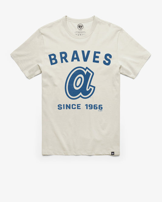 ATLANTA BRAVES COOPERSTOWN DUSTER '47 FRANKLIN TEE