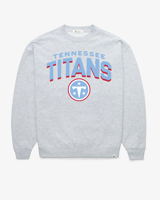 TENNESSEE TITANS CAMPUS ARCH CLOUD '47 OVERSIZED CREW WOMENS