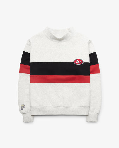 INDIANA HOOSIERS VINTAGE PARKE X '47 WOMEN'S MOCKNECK