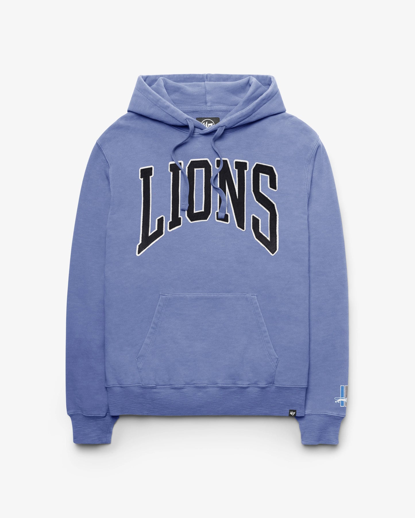 DETROIT LIONS HISTORIC GROTON WELL WORN '47 FRENCH TERRY HOOD