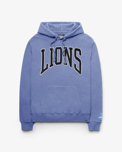DETROIT LIONS HISTORIC GROTON WELL WORN '47 FRENCH TERRY HOOD