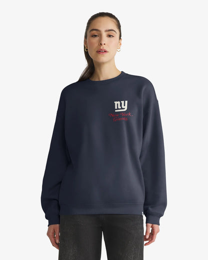 NEW YORK GIANTS HISTORIC SHOUT IT OUT '47 OVERSIZED CREW WOMENS