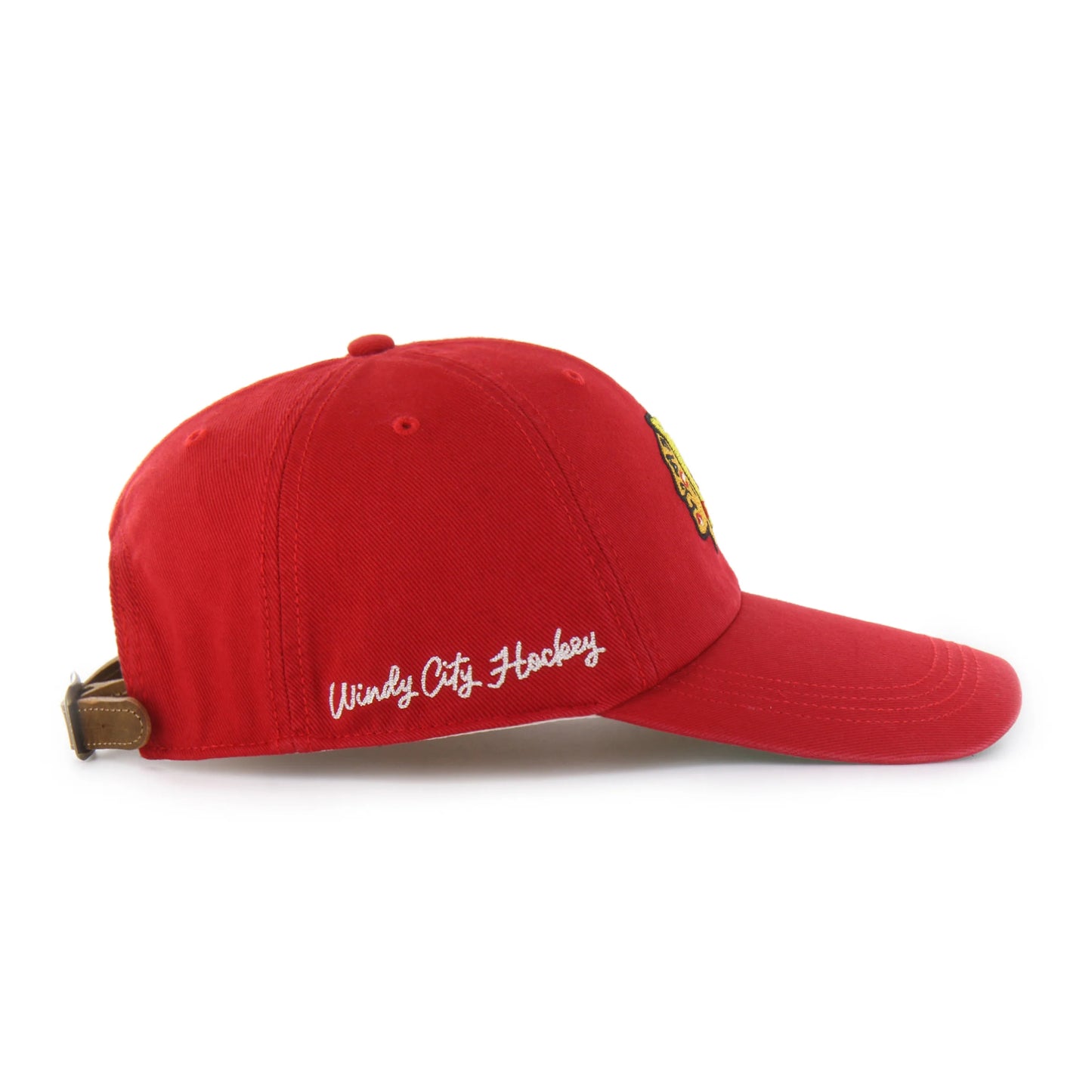 CHICAGO BLACKHAWKS CHAIN SIDE STITCH '47 CLEAN UP LONG VISOR