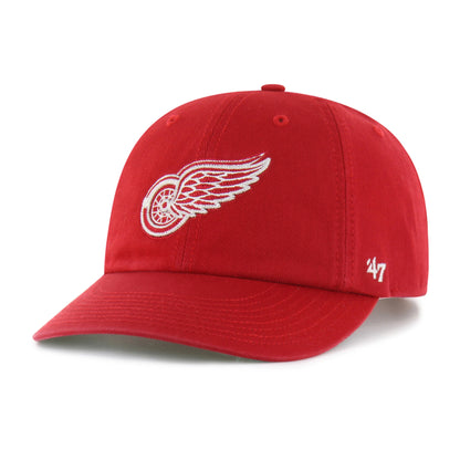 DETROIT RED WINGS CHAIN SIDE STITCH '47 CLEAN UP ROUND VISOR