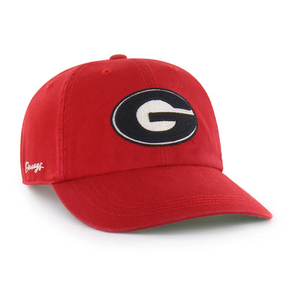 GEORGIA BULLDOGS CHAIN SIDE STITCH '47 CLEAN UP LONG VISOR