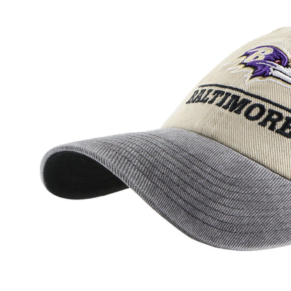BALTIMORE RAVENS LOGO LINE TWO TONE '47 CLEAN UP