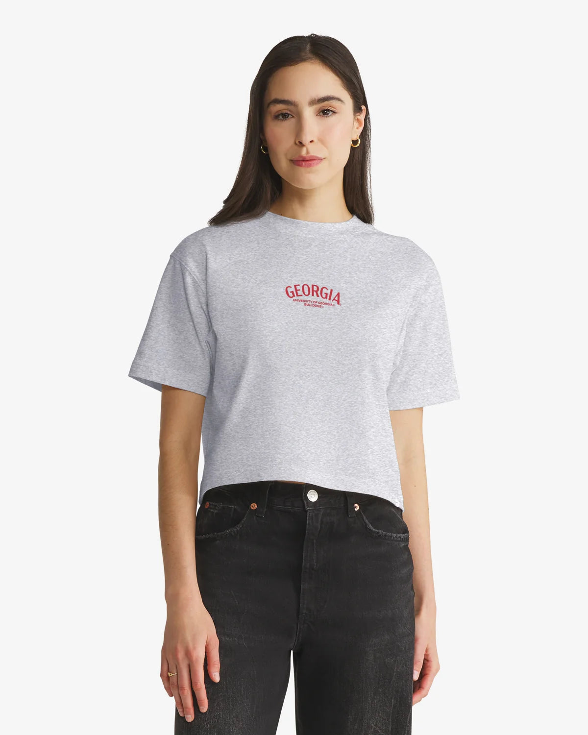 GEORGIA BULLDOGS HADRIAN '47 FOUNDATION CROP TEE WOMENS