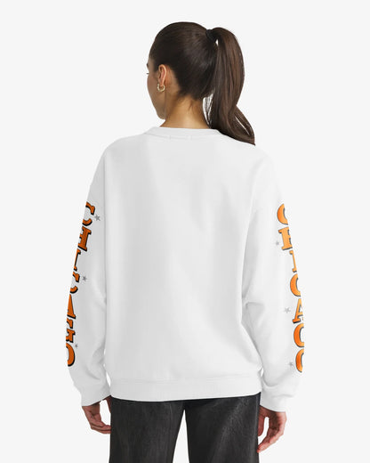 CHICAGO BEARS HISTORIC THUNDEROUS '47 WOMEN'S OVERSIZED CREW