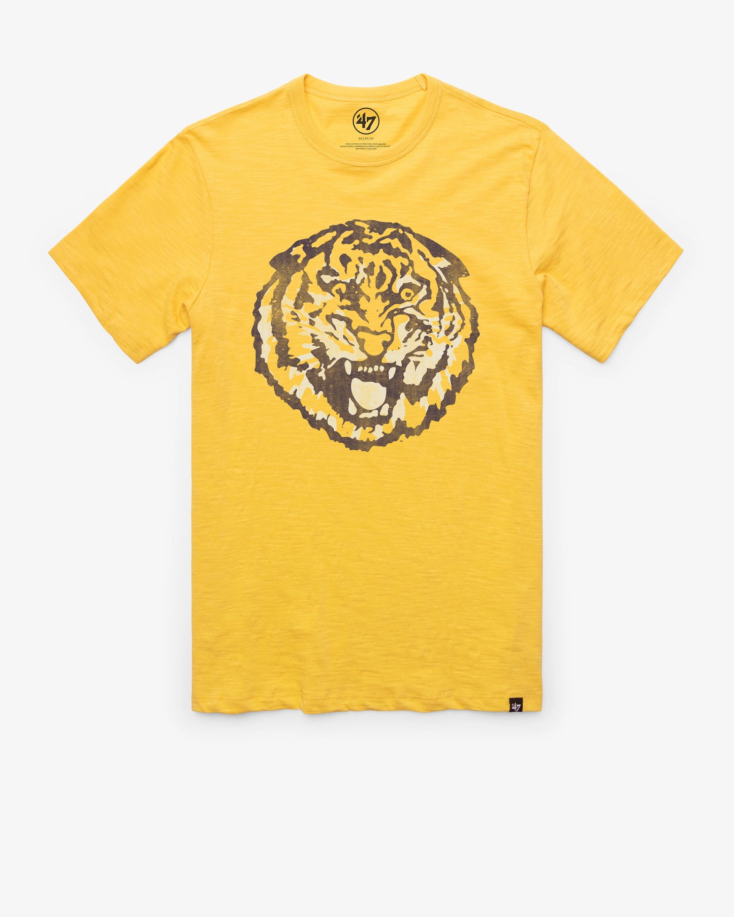 LOUISIANA STATE TIGERS LSU VINTAGE GRIT '47 SCRUM TEE
