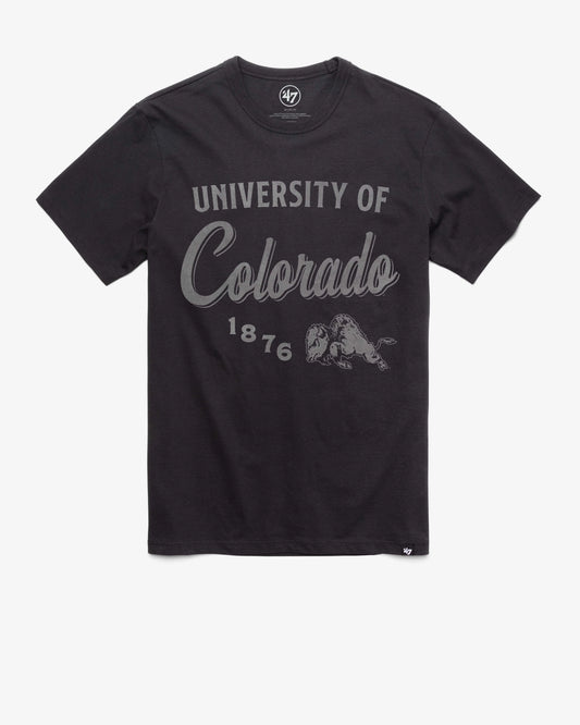 COLORADO BUFFALOES VINTAGE DIAG SCRIPT '47 FRANKLIN TEE