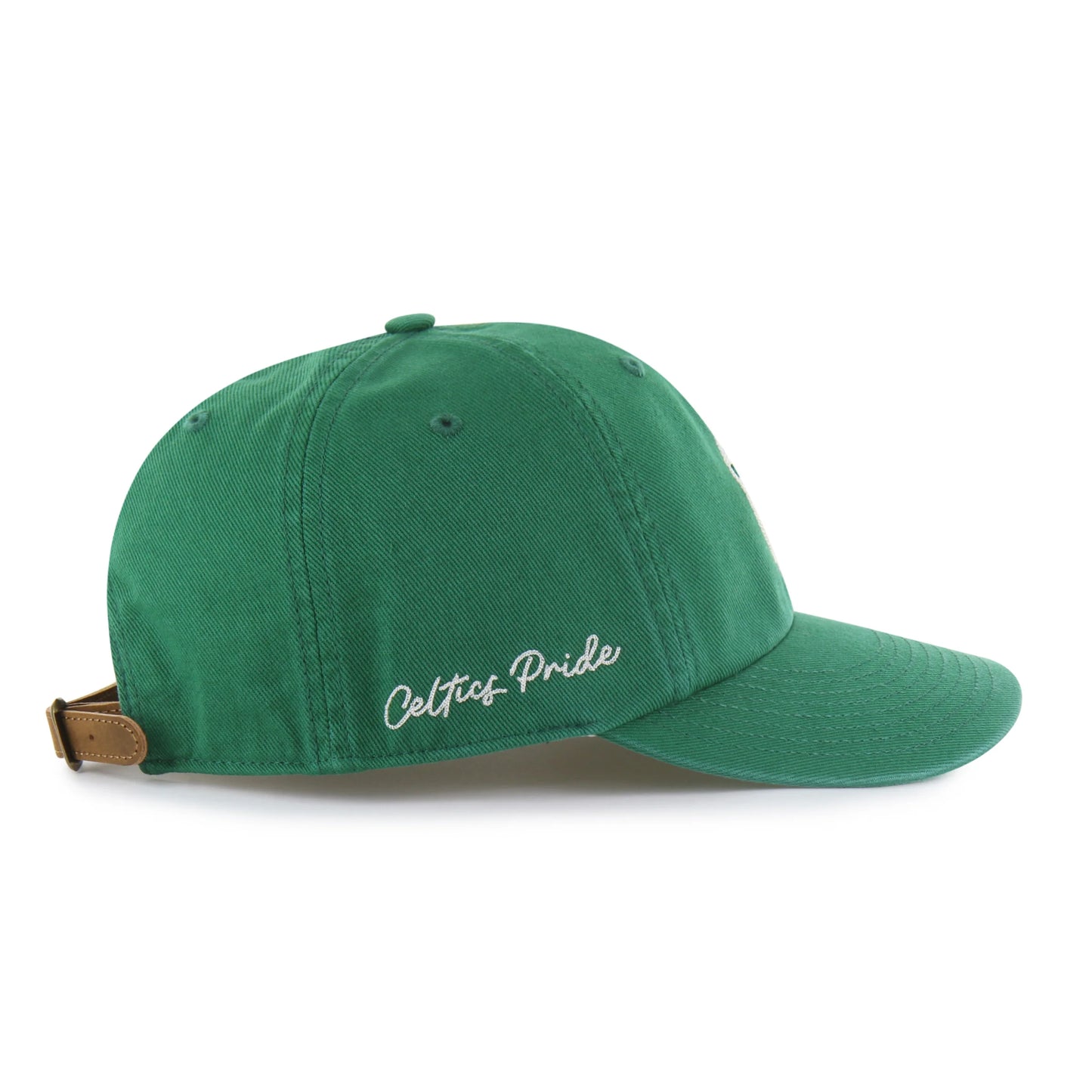 BOSTON CELTICS CHAIN SIDE STITCH '47 CLEAN UP ROUND VISOR
