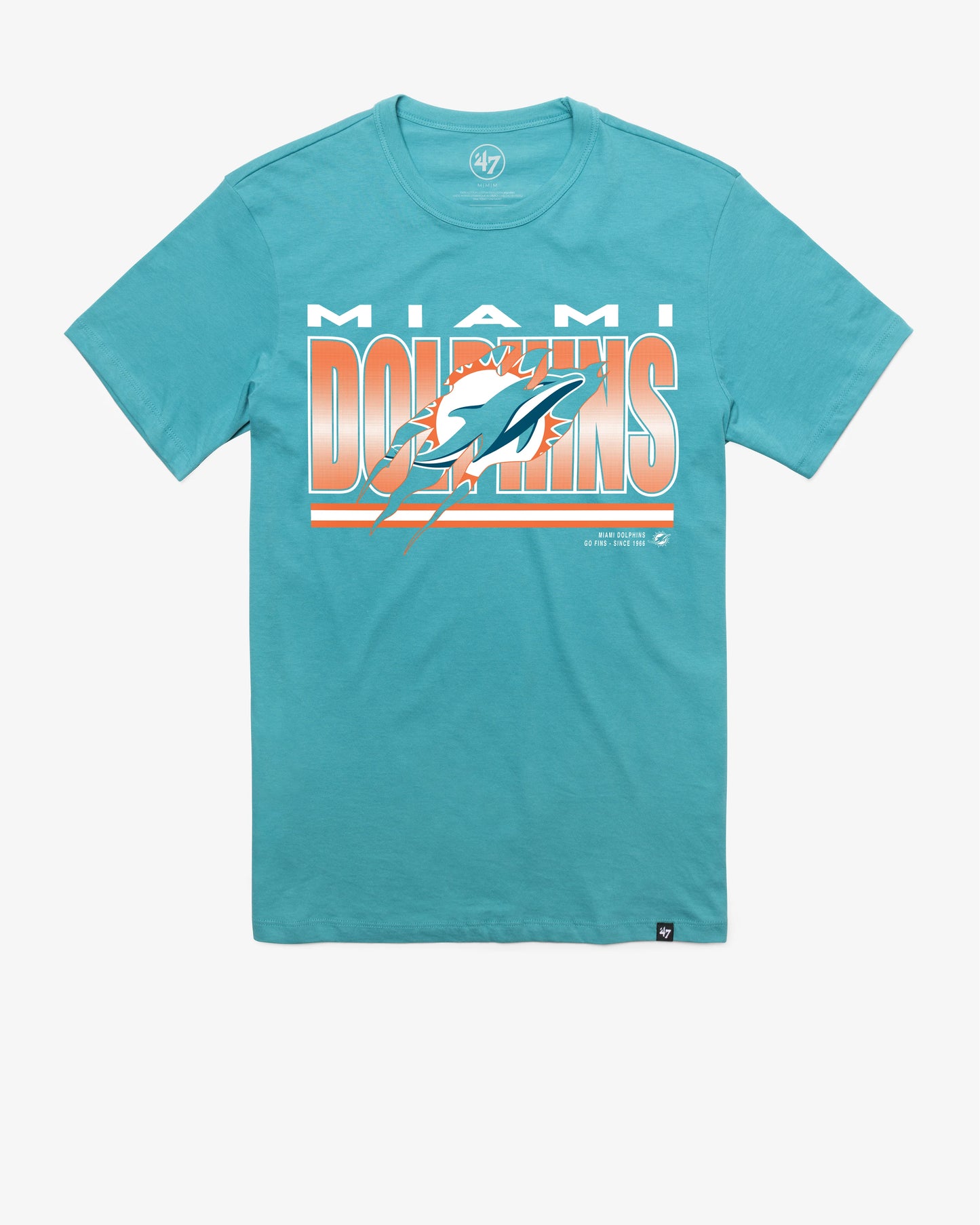 MIAMI DOLPHINS TEAM THUNDER RIP '47 FRANKLIN TEE