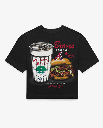 ATLANTA BRAVES GRAB 'N GO '47 REED CITY TEE WOMEN