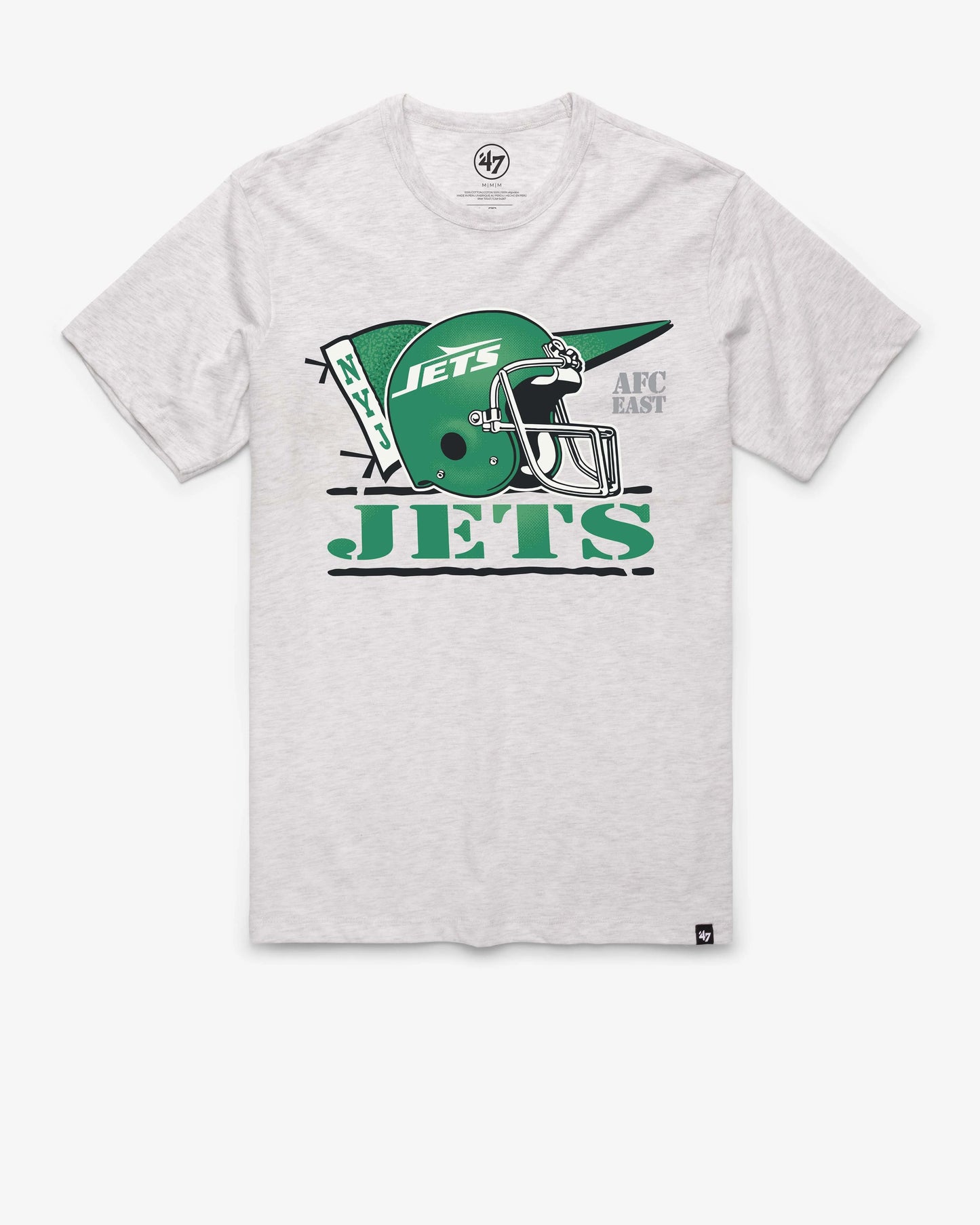 NEW YORK JETS HISTORIC MOTION FIELD '47 FRANKLIN TEE