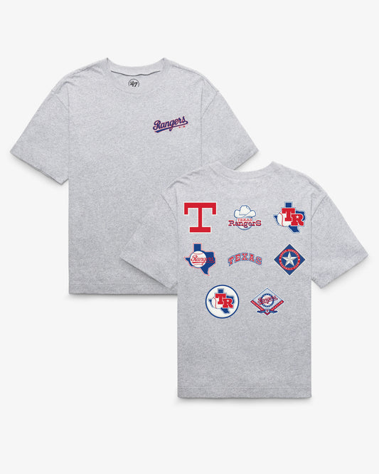 TEXAS RANGERS COOPERSTOWN HISTORY LOCK '47 FOUNDATION TEE