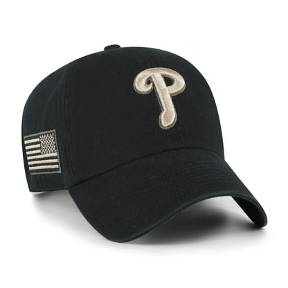 PHILADELPHIA PHILLIES KHAKI ACCENTS '47 CLEAN UP