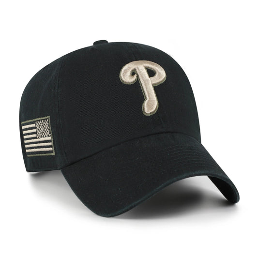 PHILADELPHIA PHILLIES KHAKI ACCENTS '47 CLEAN UP