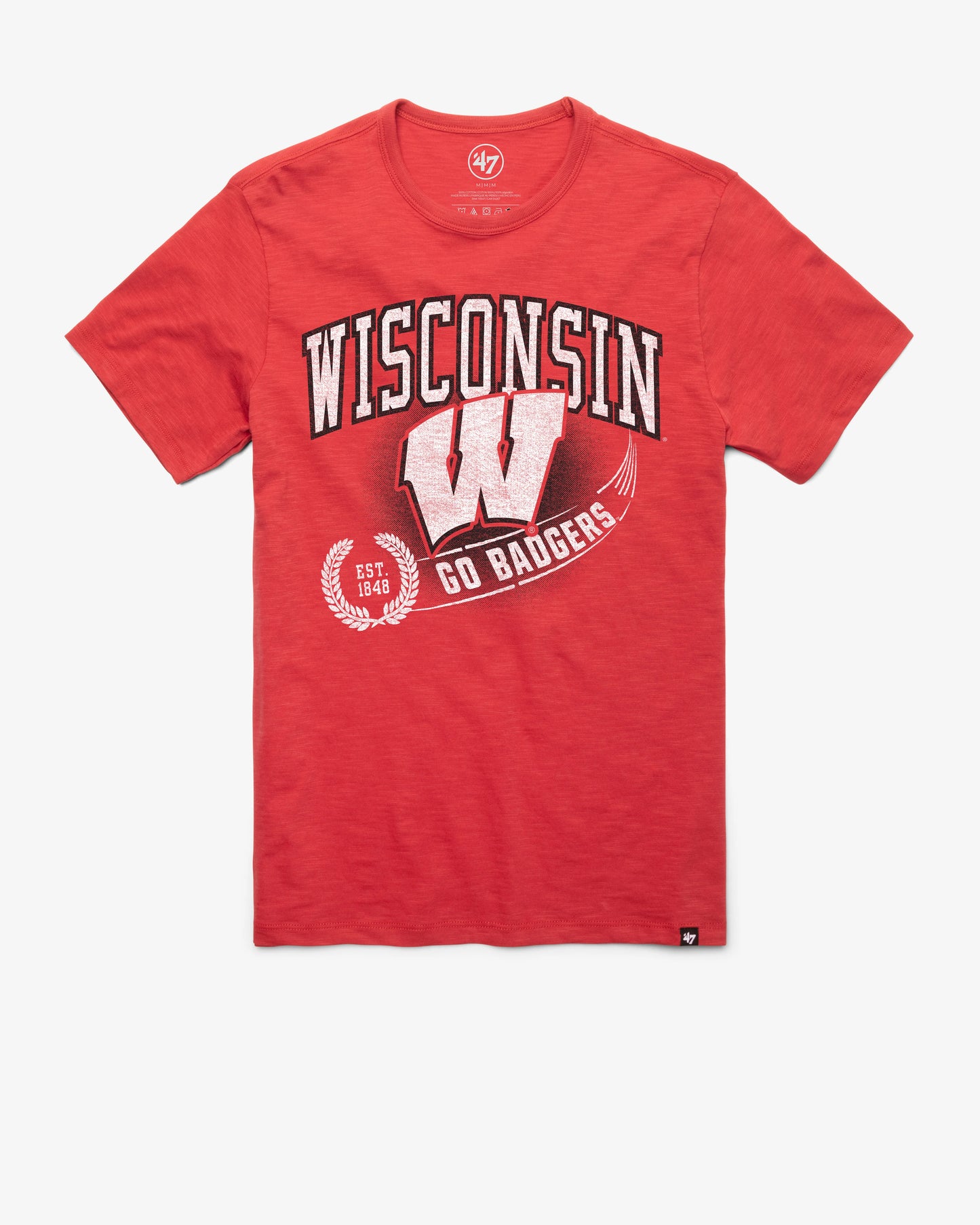 WISCONSIN BADGERS STREAK '47 SCRUM TEE