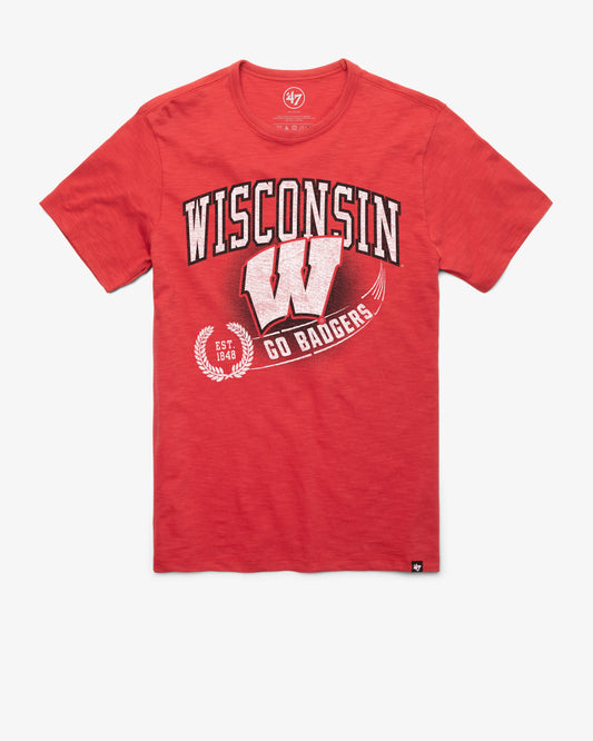 WISCONSIN BADGERS STREAK '47 SCRUM TEE