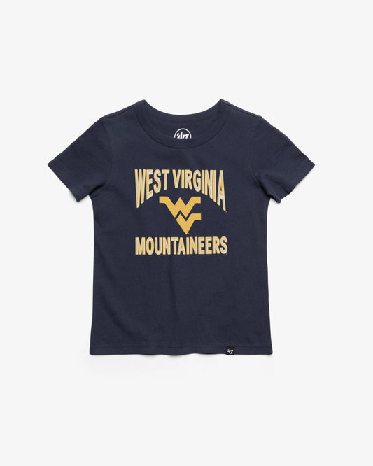 WEST VIRGINIA MOUNTAINEERS FAN OUT '47 KID'S FRANKLIN TEE